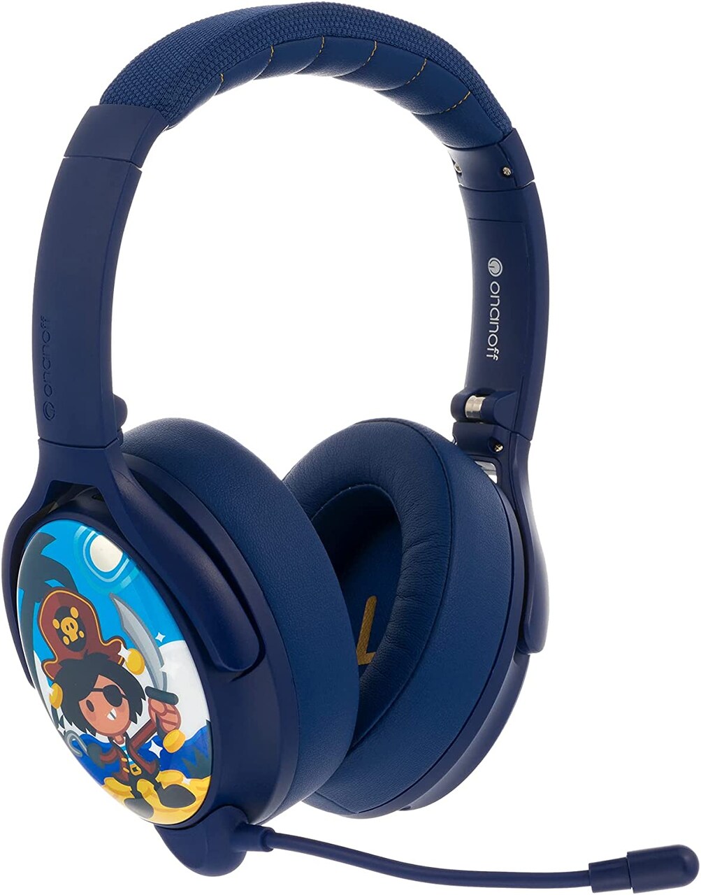 Buddyphones Cosmos Plus, Active Noise Cancellation Headphone Deep Blue